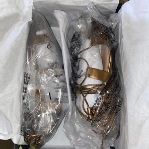 Gladiator sandals bronze